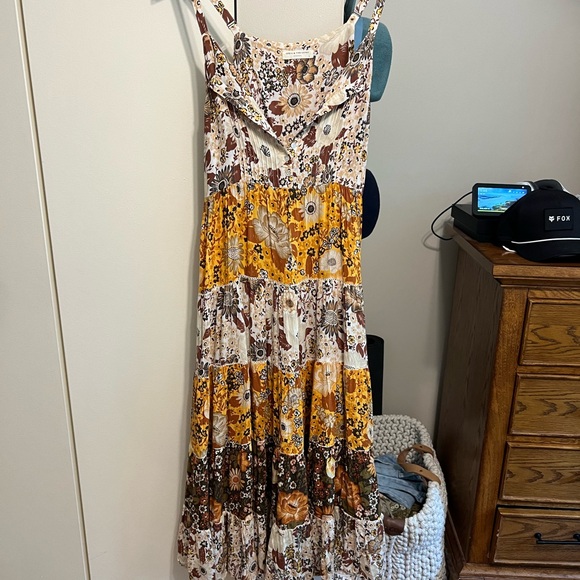 Spell desert daisy dress mustard size small - Picture 3 of 7